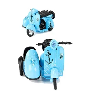 toy motorbike playset with sidecar