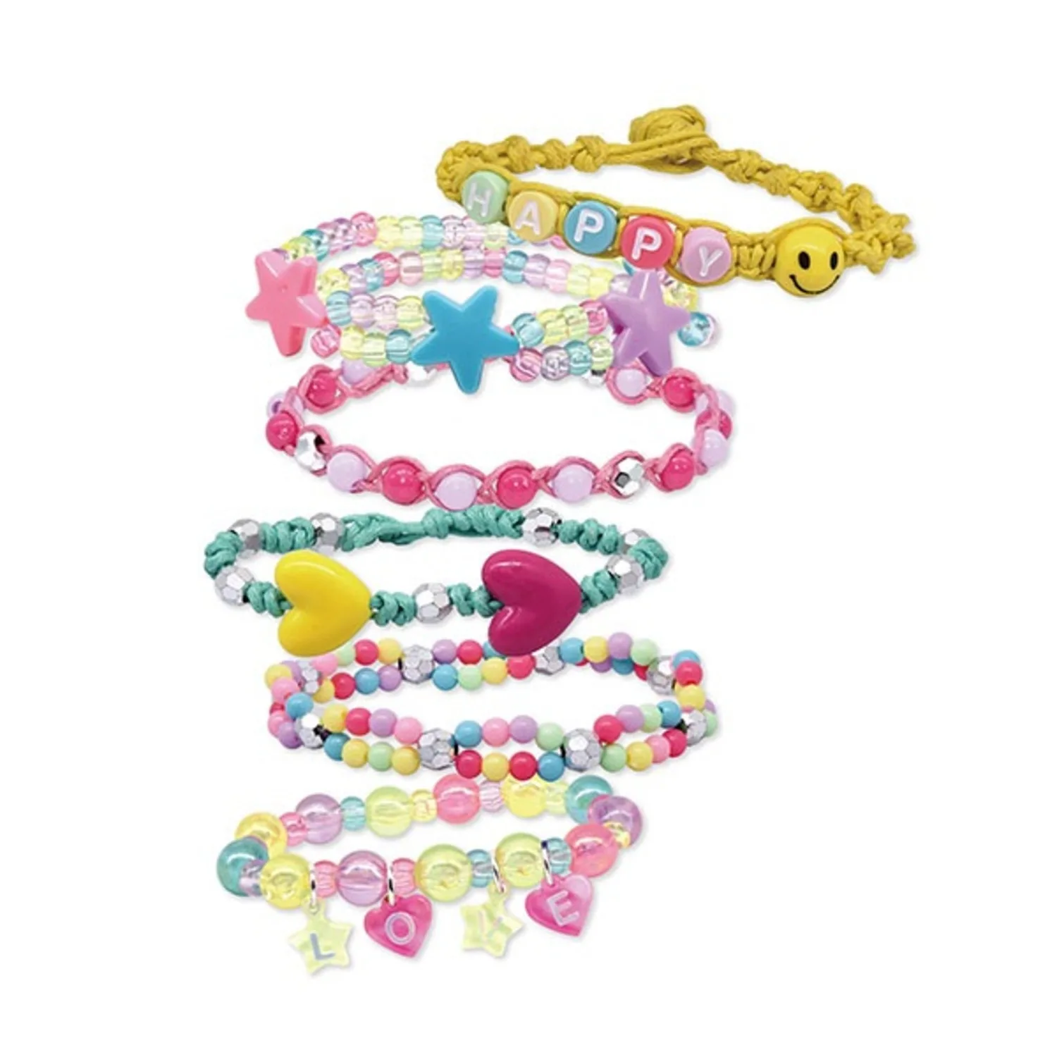 thumbnail image 2 of Girls Bracelet Making Kit – Beads, Jewellery Charms & Pendant Set – DIY Craft Gift For Kids 2 of 4